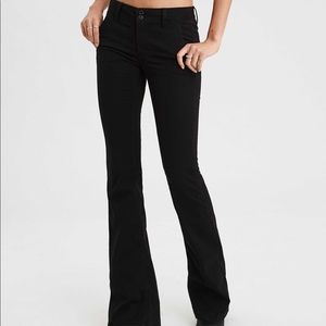 American Eagle Black Artist Flares